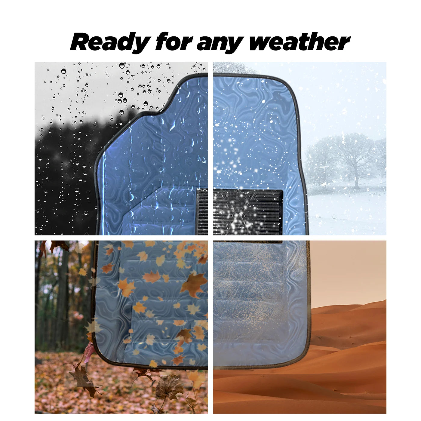 Mawja Car Mats Baby Blue Edition