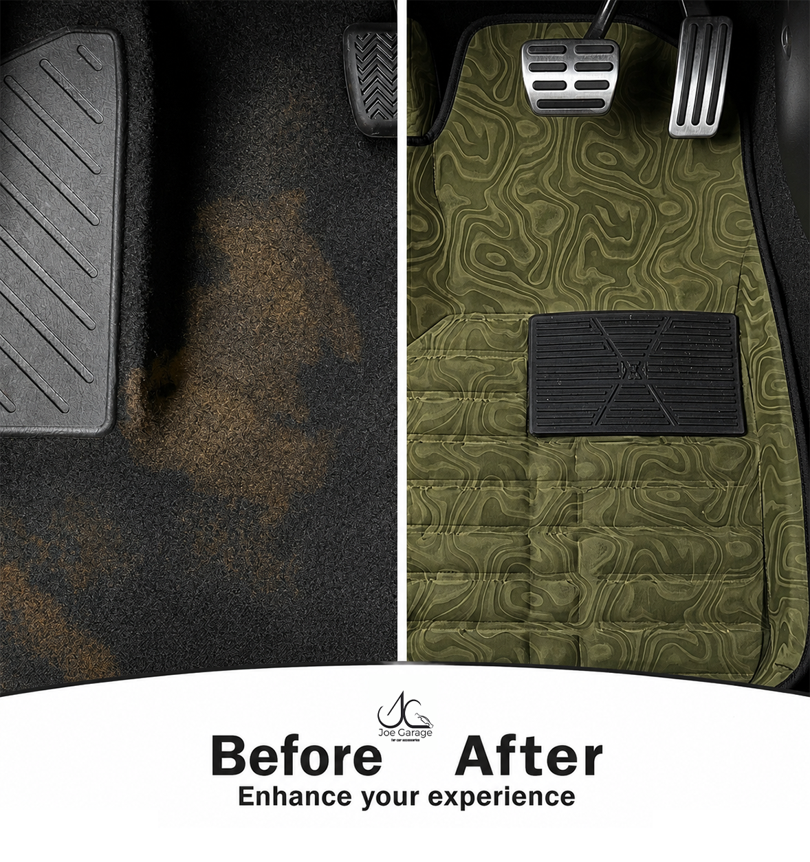 Mawja Car Mats Heritage Olive Edition