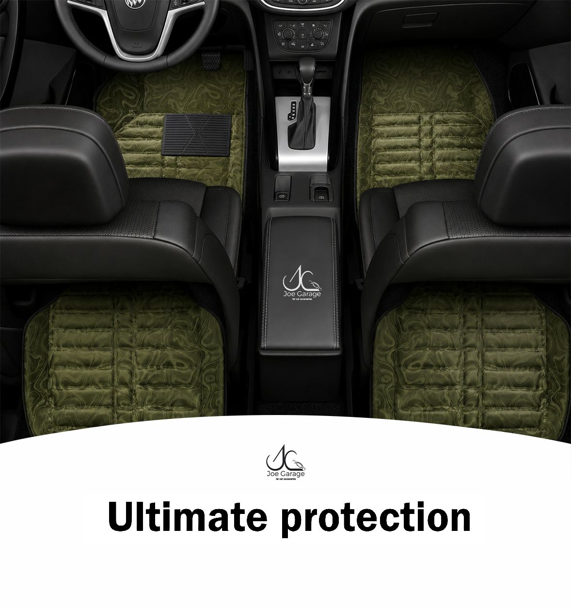 Mawja Car Mats Heritage Olive Edition