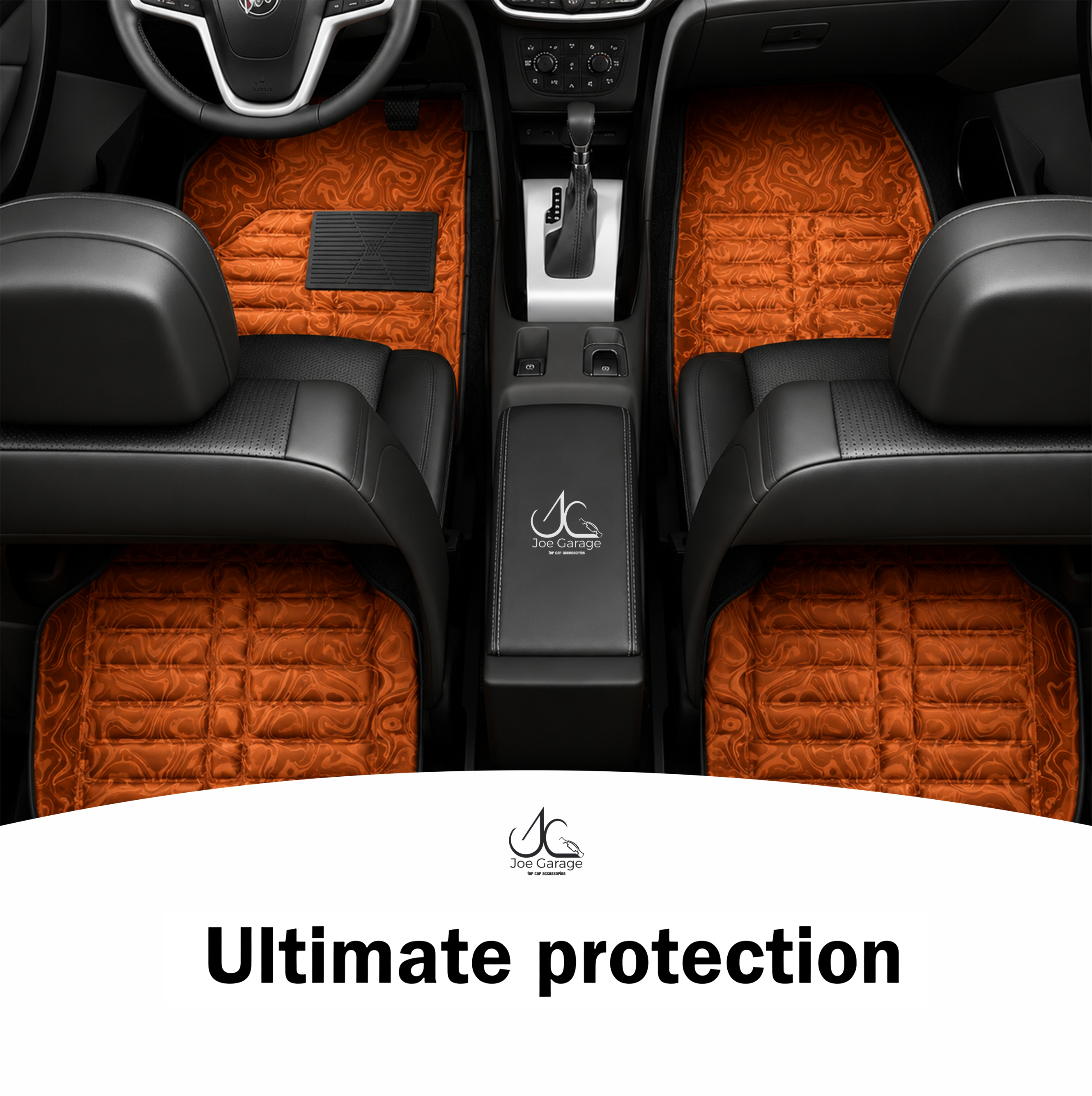 Mawja Car Mats Copper Orange Edition