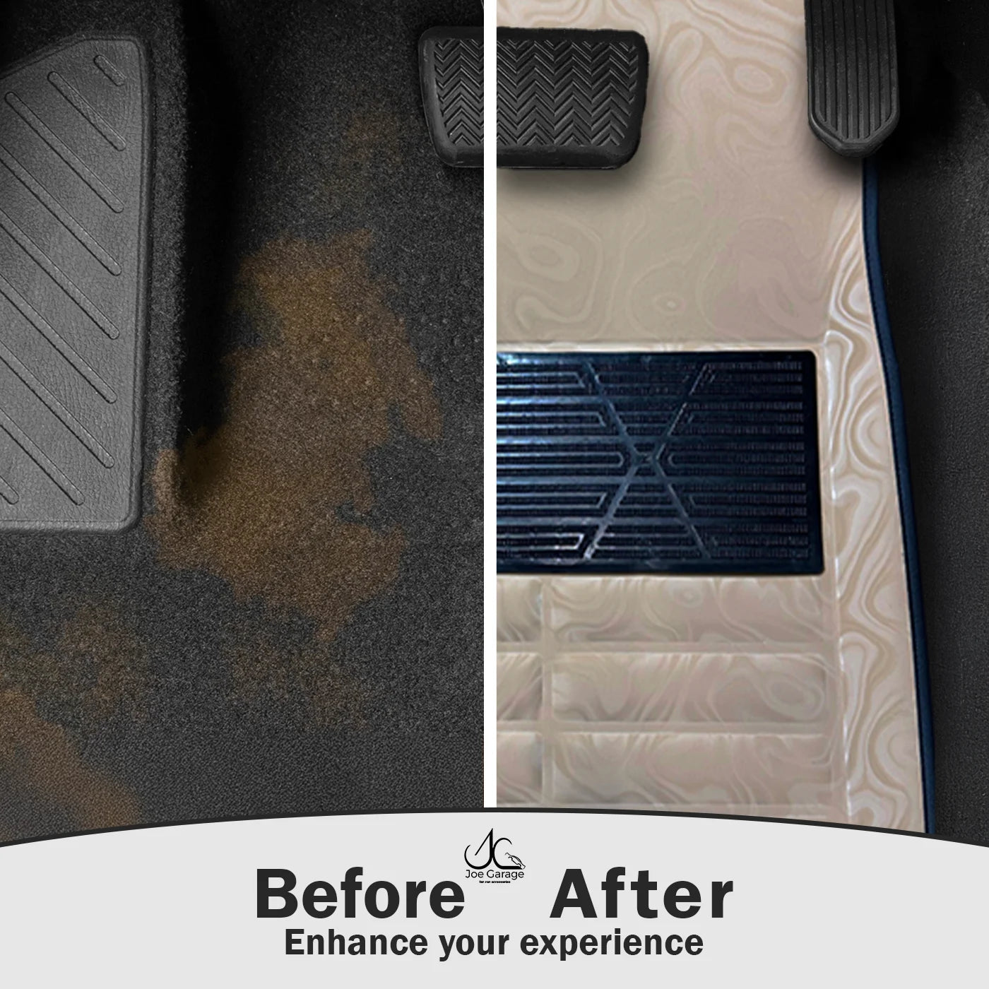 Mawja Car Mats Beige Edition