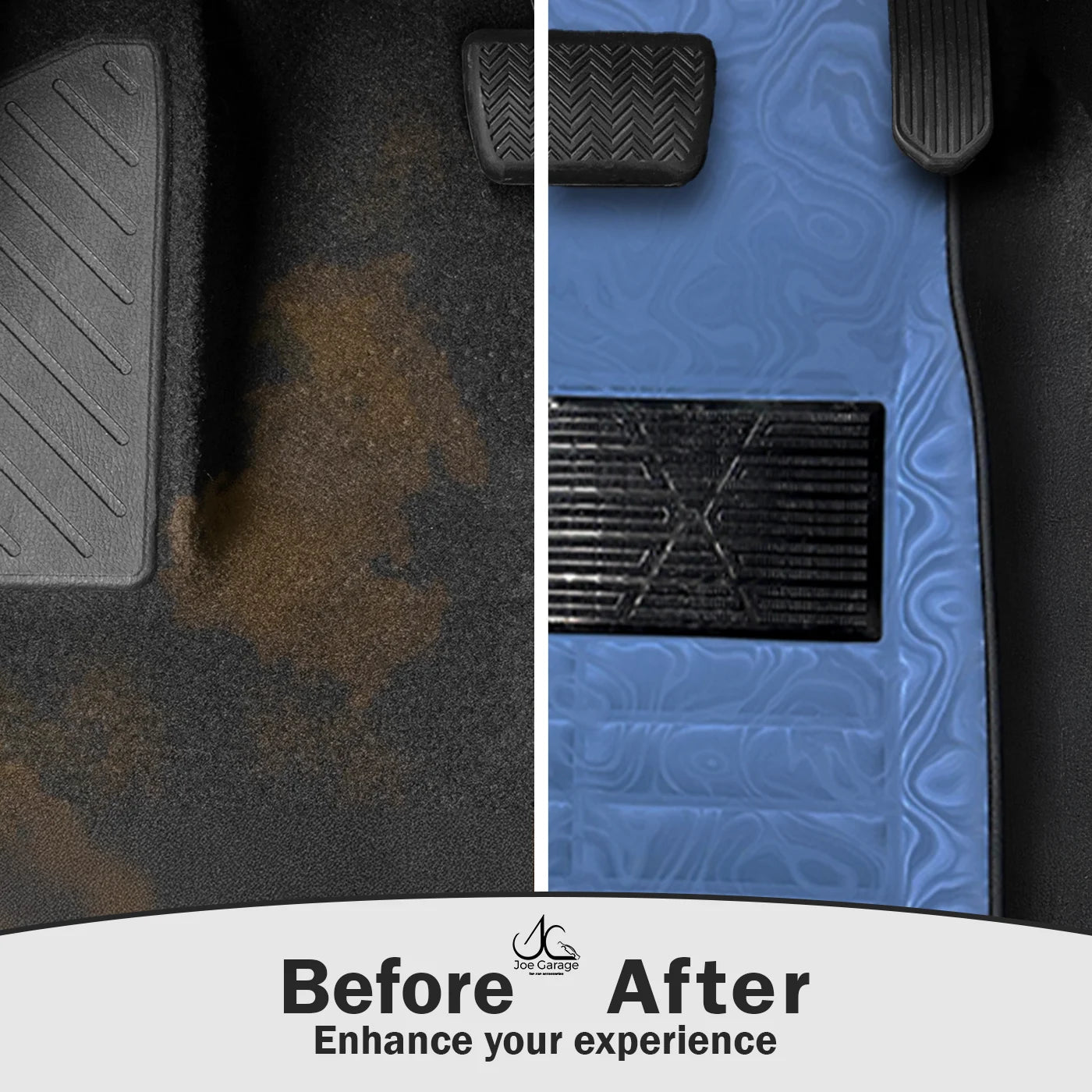 Mawja Car Mats Baby Blue Edition