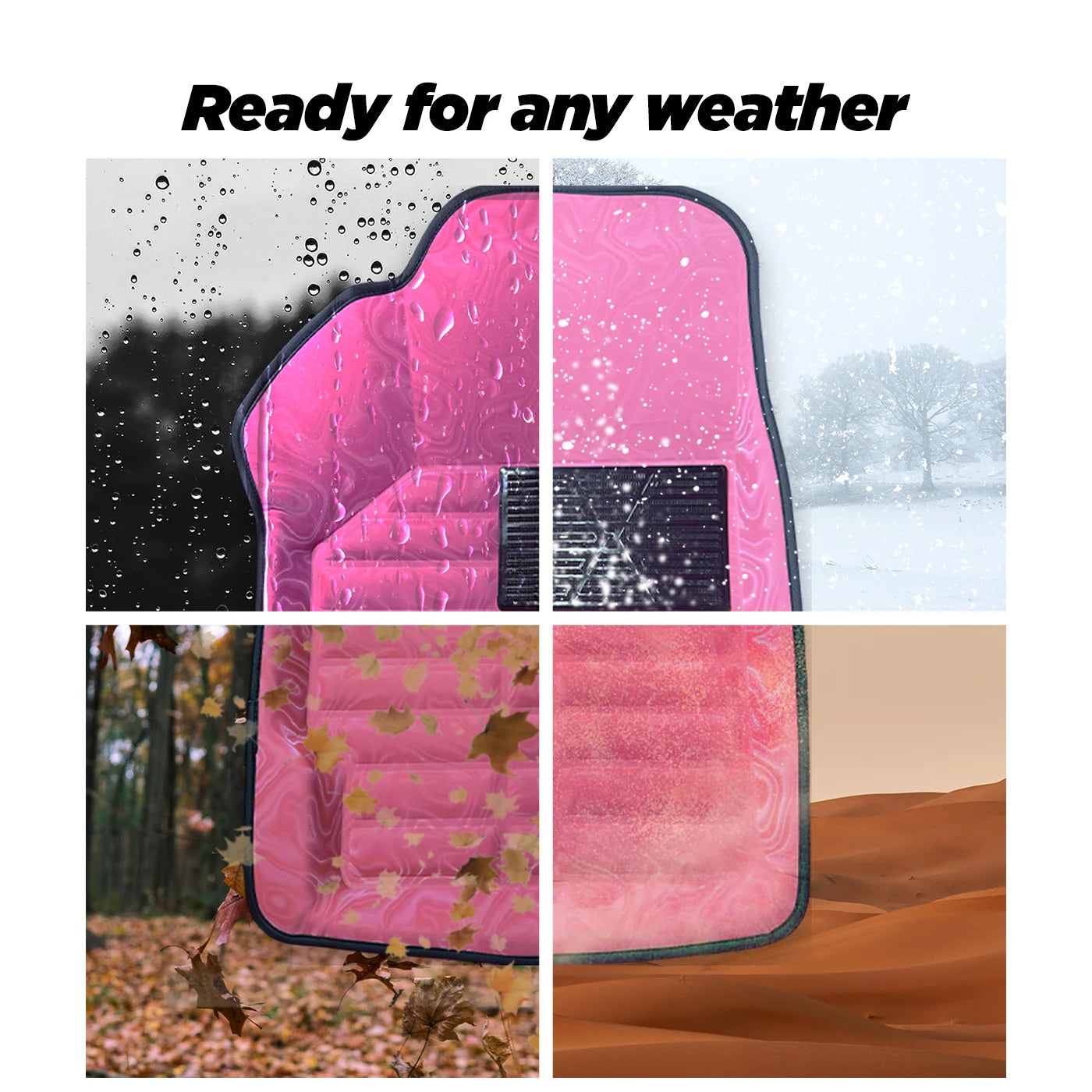 Mawja Car Mats Pink Edition