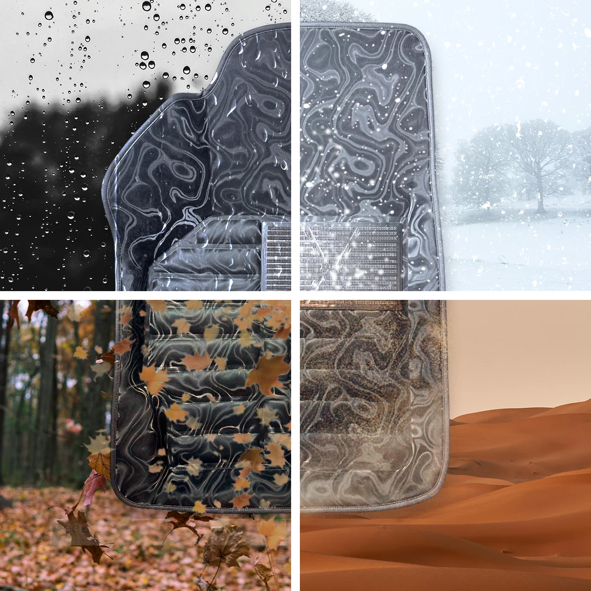 Mawja  Car Mats Black Edition