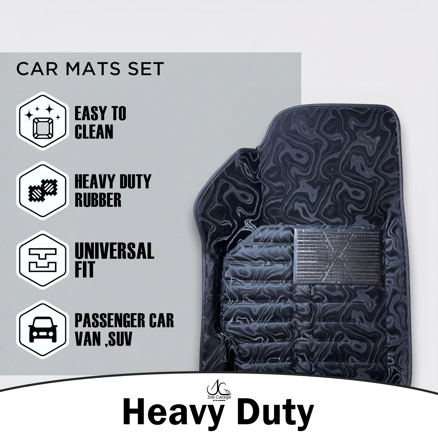 Mawja  Car Mats Black Edition