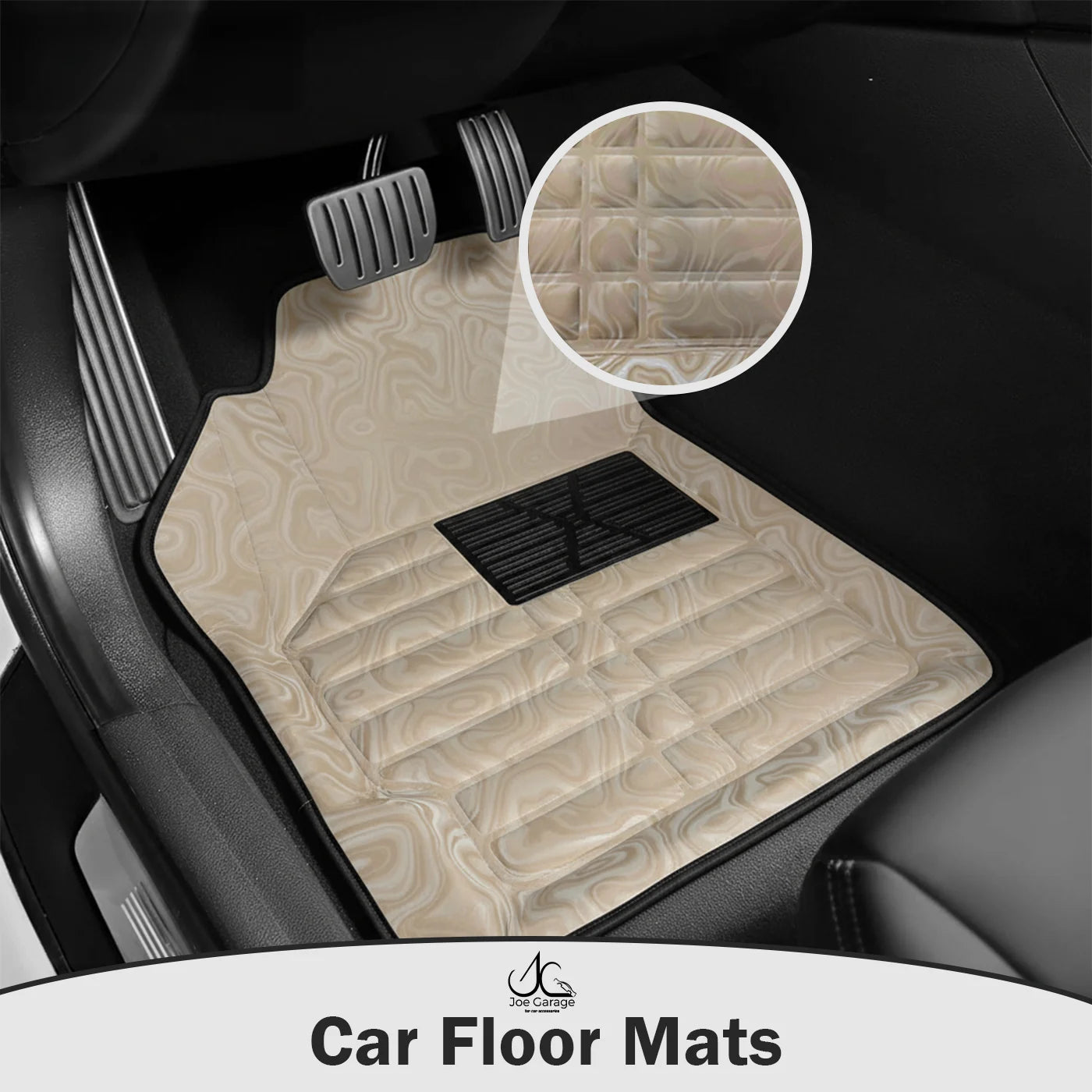 Mawja Car Mats Beige Edition